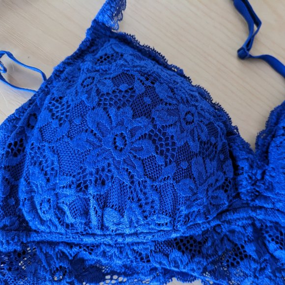 Aerie Padded Lace Bralette Size M - Picture 4 of 5